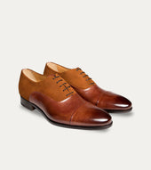 Cap Toe Oxford Rum Antique Rum Suede