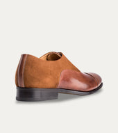 Cap Toe Oxford Rum Antique Rum Suede