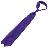 Ancient Madder Silk Tie Purple Hand Rolled