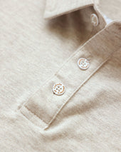 Sunday Polo Shirt Oatmeal - Unisex