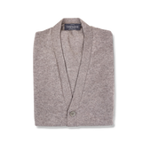 Cashmere Sleeveless Cardigan In