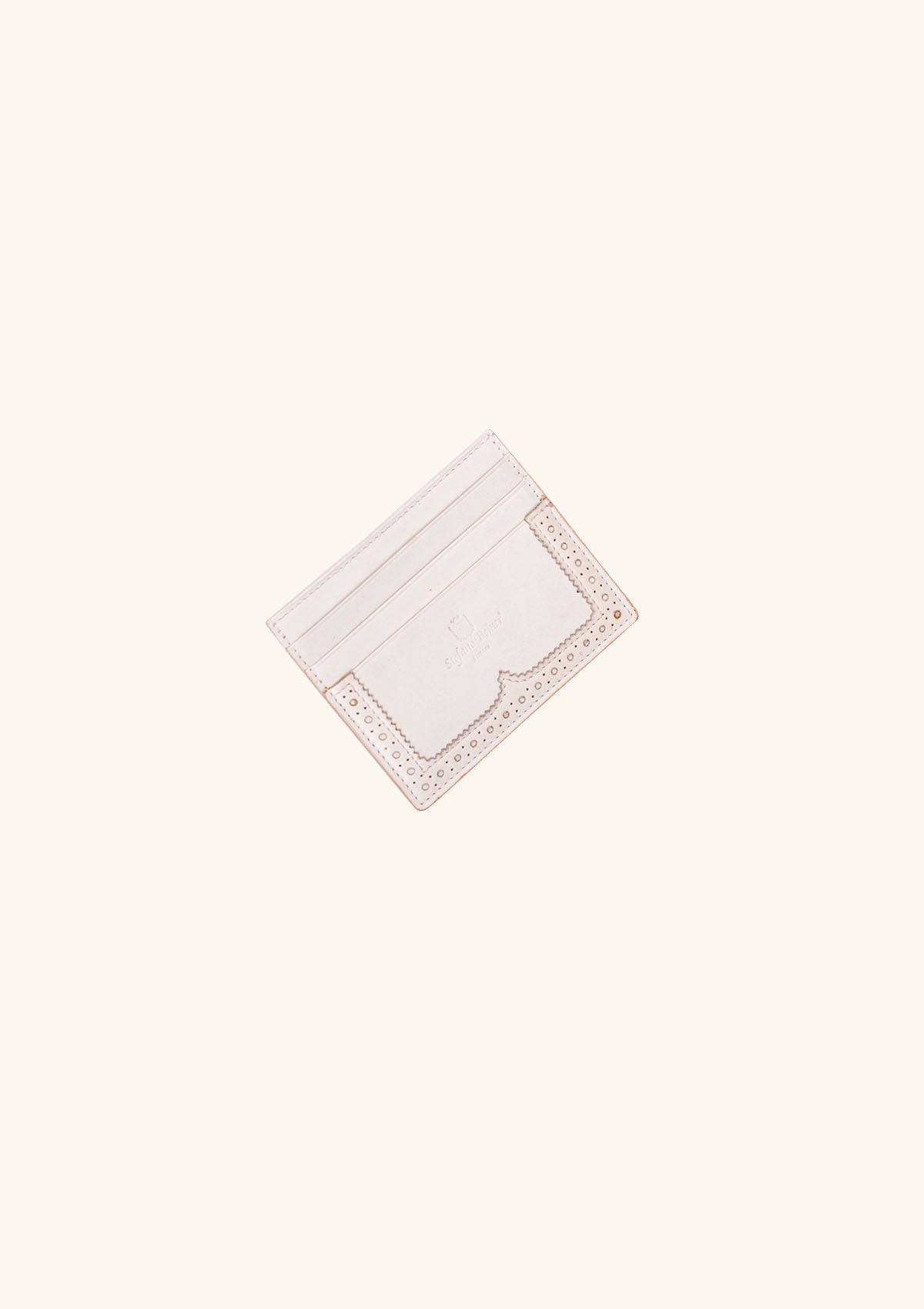 Off White Double Face Card Holder