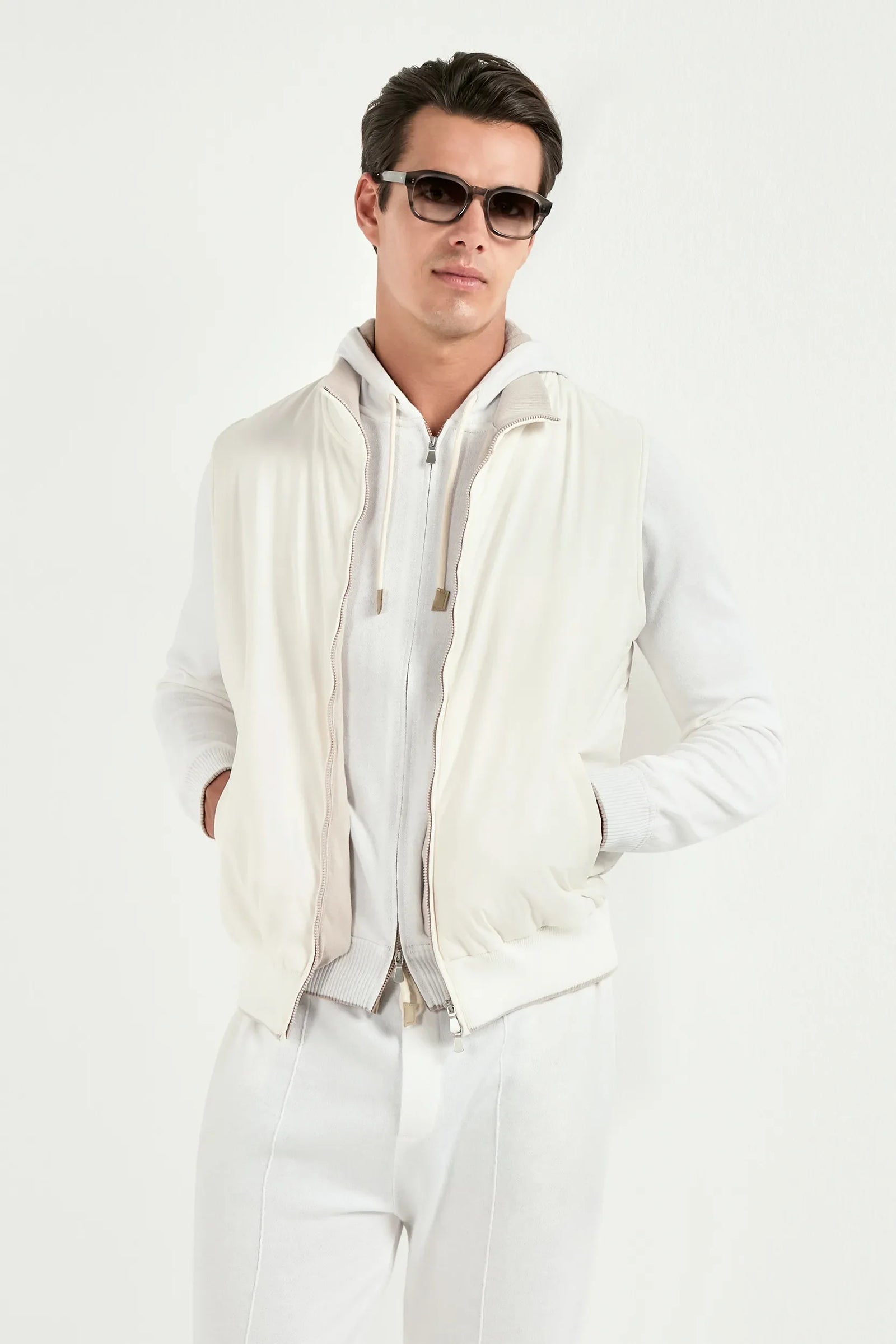 Off White Vest Made In Italy