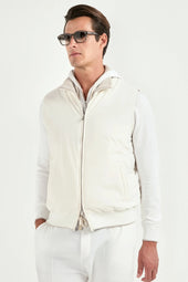 Off White Vest Made In Italy