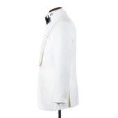 Wide Shawl Lapel Jacket In Bamboo