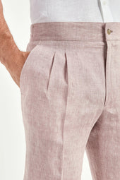 Old Linen Relaxed Shorts Made In Italy
