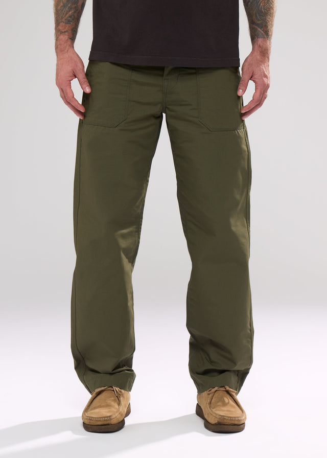 Trench Trousers - Olive Ripstop