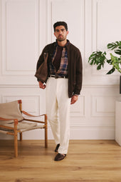 Woodend Cardigan Wool Brown