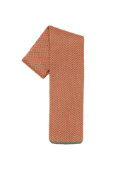 Orange Cotton Maglia Tie