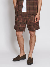 Osborne Drawstring Shorts Burrow Brown