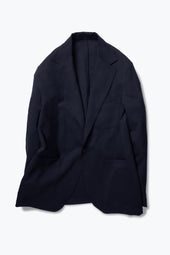 Single Breasted Shirt Jacket Tropical Wool
