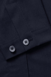 Single Breasted Shirt Jacket Tropical Wool