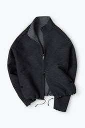 Reversible Blouson Brushed Merino Wool