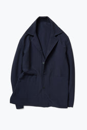 Lounge Jacket Wool Seersucker