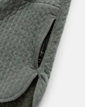 Outworker Shirt Oregano Quilted Brushed Pile Double Face Cotton