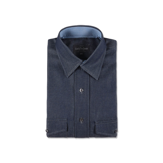 Overshirt in Indigo Denim