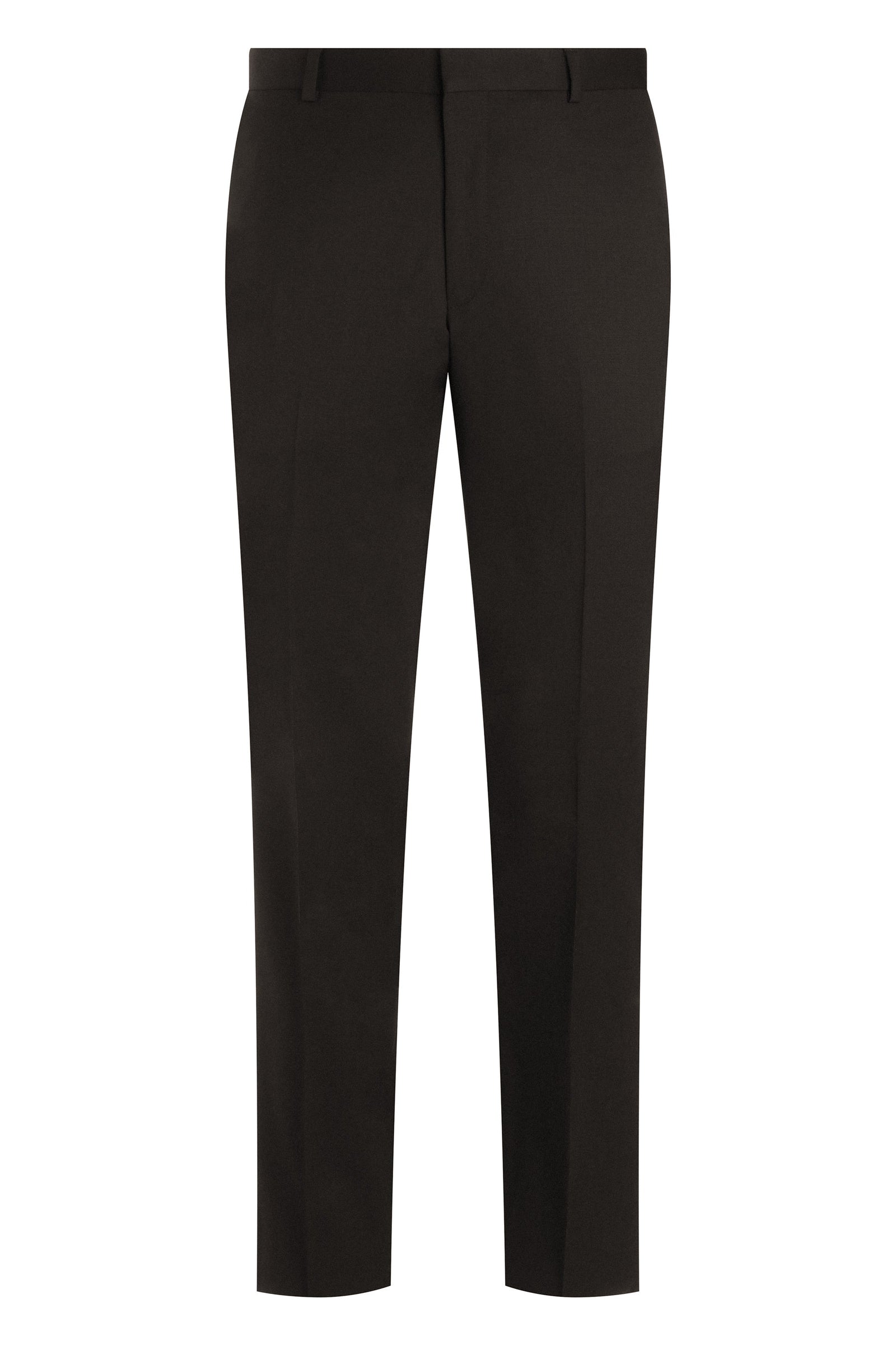 Chocolate 120's Solid Tropical Trousers