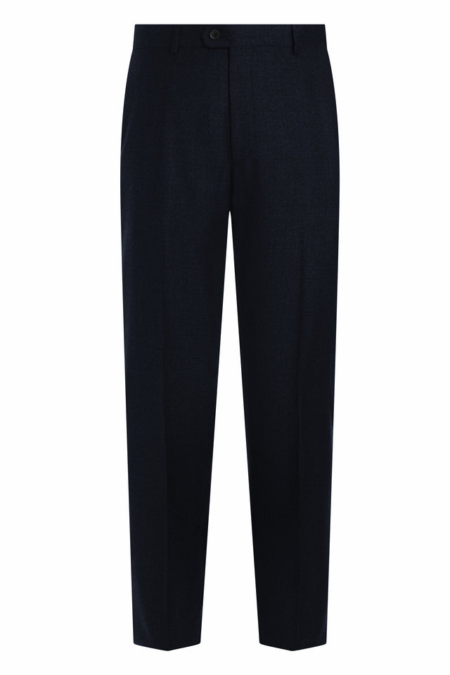 Blue 120's Flannel Trousers