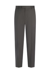 Taupe Super 110's Wool Serge Trousers