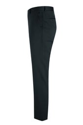 Teal Super 110's Wool Serge Trousers