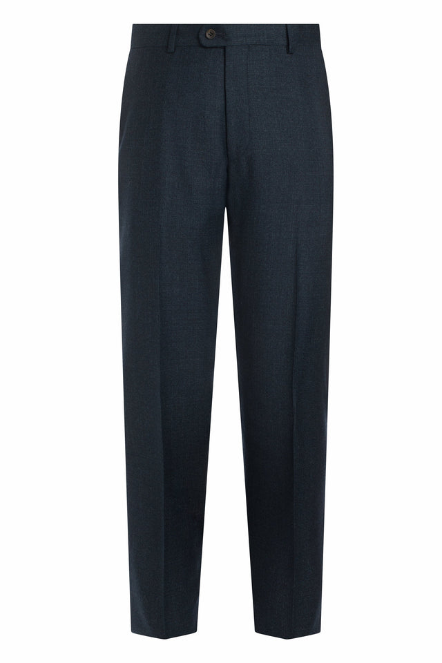 Grey Moss 130's Wool Trousers