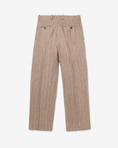 Linen Double Pleat Trousers