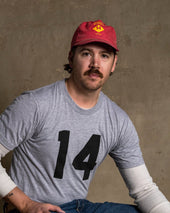 14 Year Garage Hat Washed Red