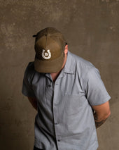 Horseshoe Appliqu Hat Waxed Field