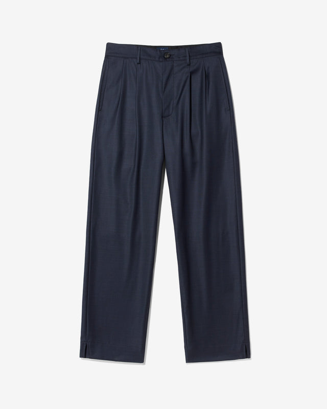 Double-Pleat Split Hem Pant