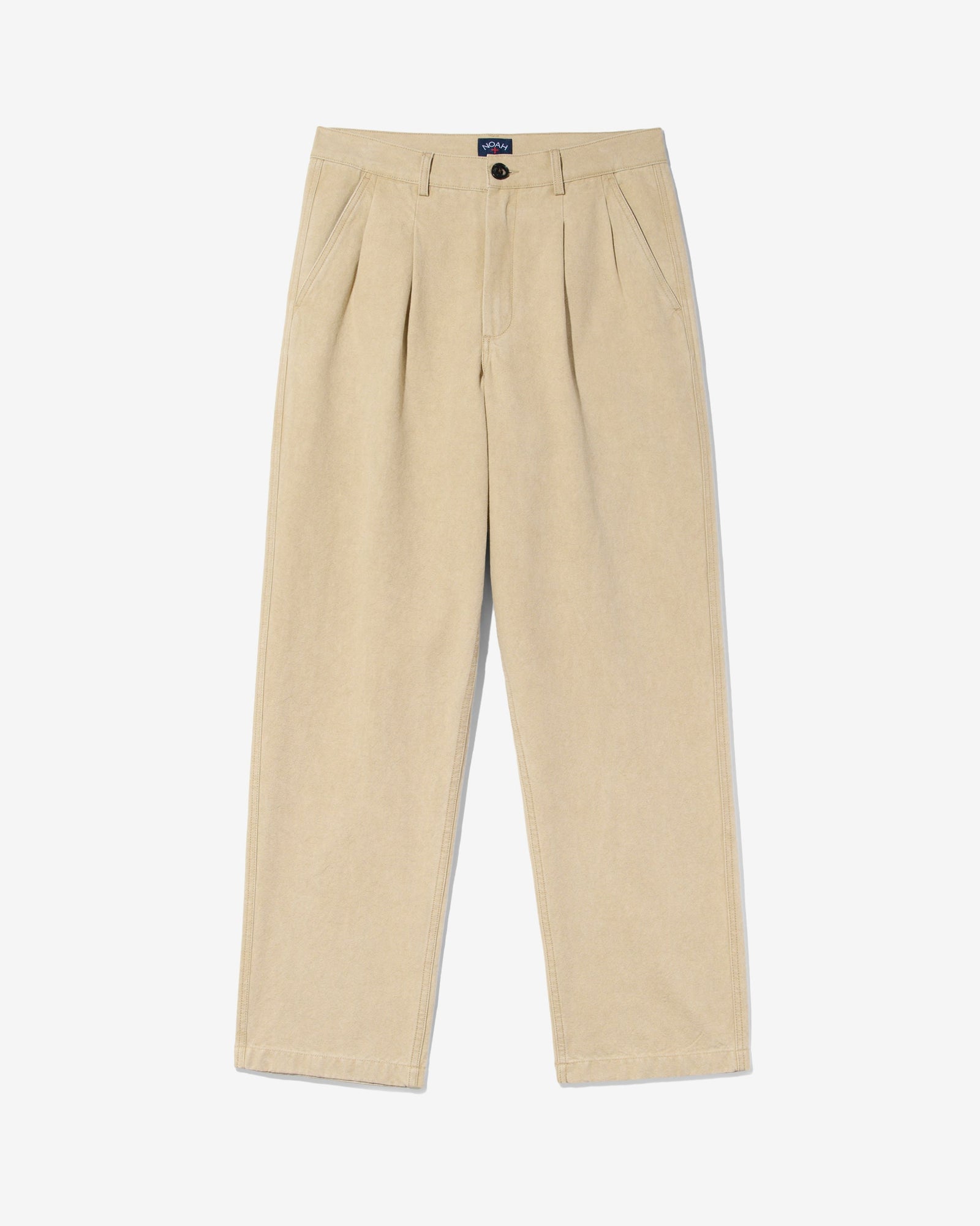 Double-Pleat Cotton Pant