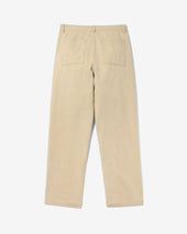 Double-Pleat Cotton Pant