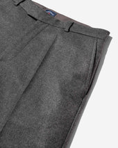 Flat Front Wool Trouser