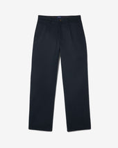 Sanded Twill Pleated Trouser