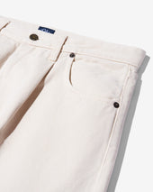 Brushed Pleated Jean