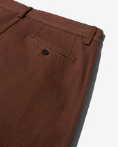 Double-Pleat Herringbone Pant
