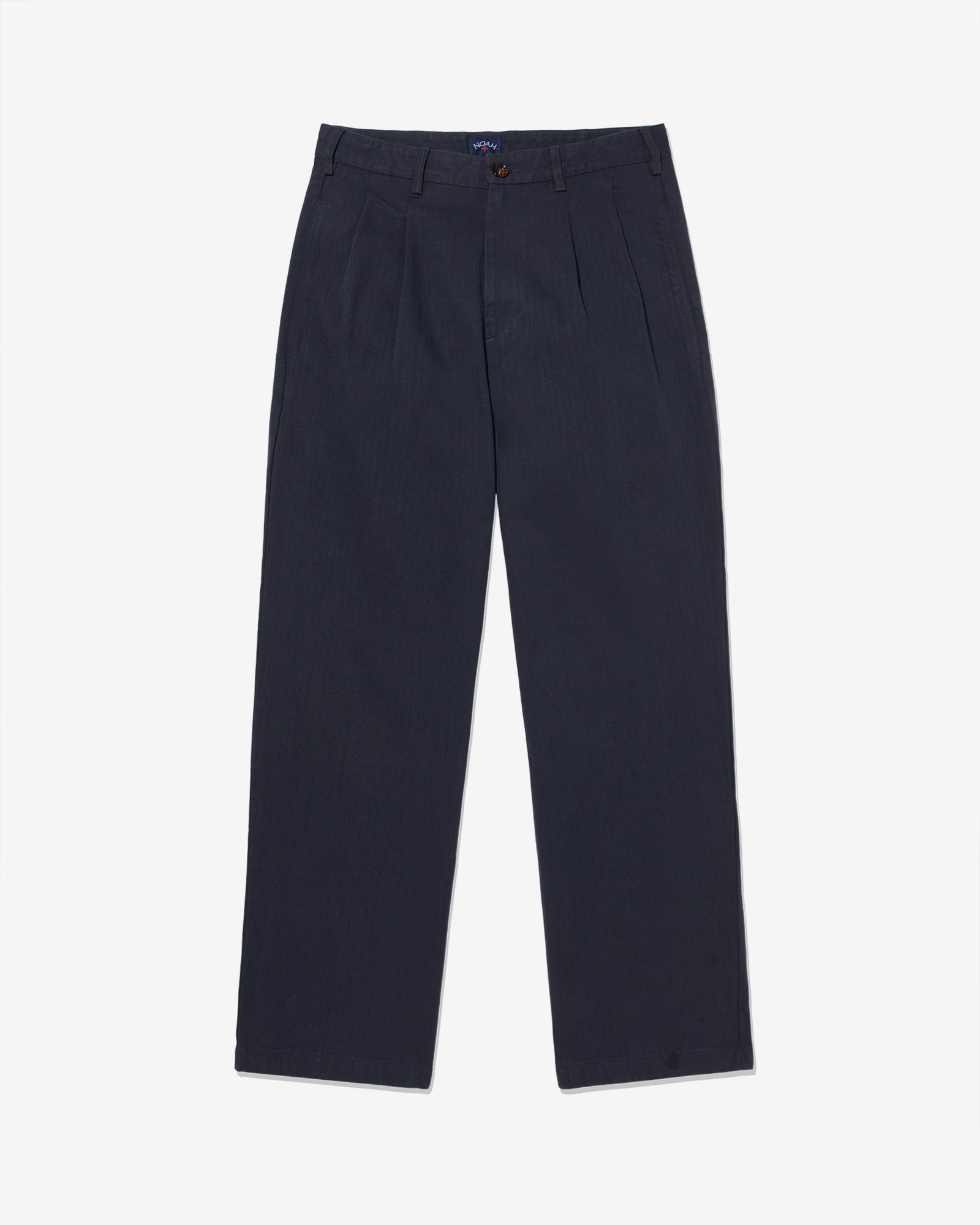Classic Double Pleat Herringbone Pant