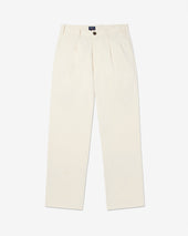 Classic Double Pleat Herringbone Pant