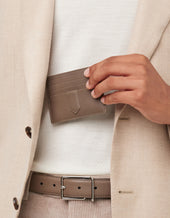 Cardholder In Hammered Calfskin