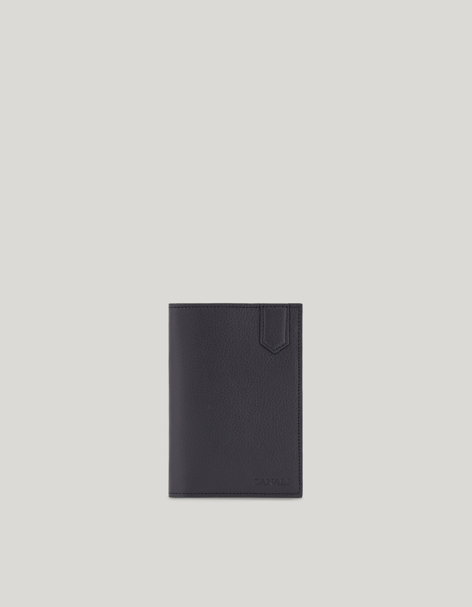 Tumbled Calfskin Wallet With Eight Card Slots