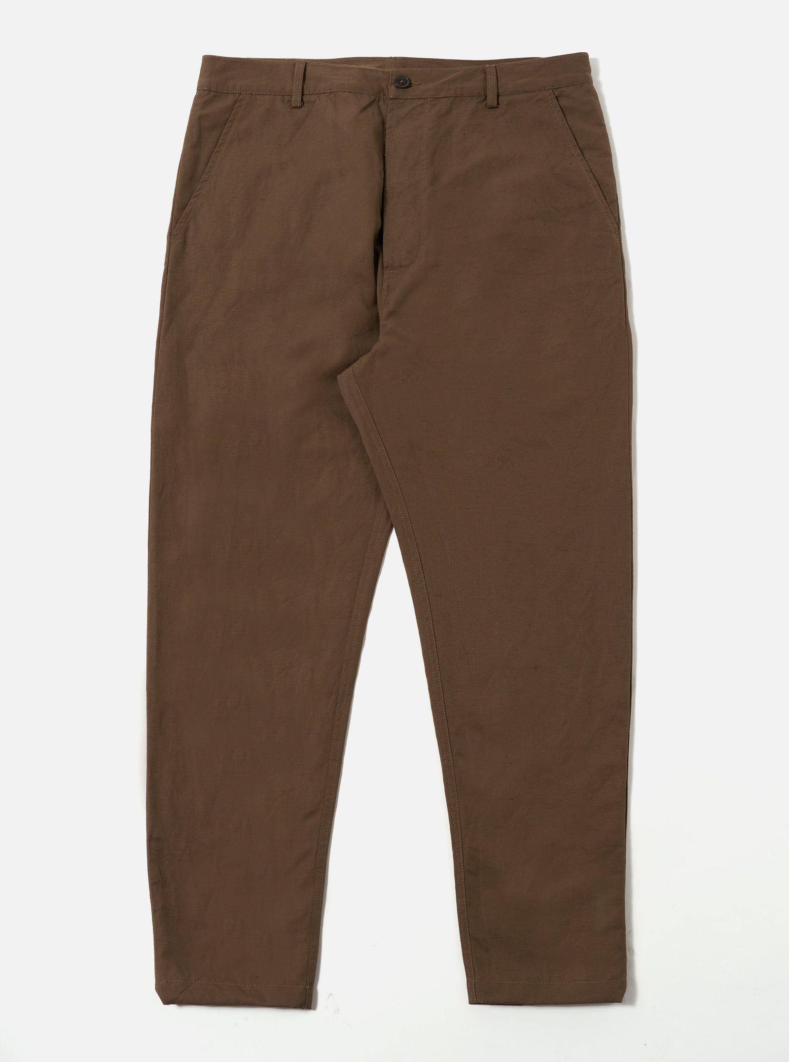 Linen Slub Weave Military Chino