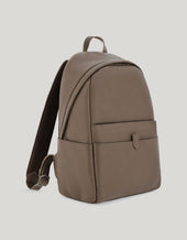 Hammered Calfskin Backpack With Functional Details