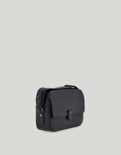East West Camera Bag In Hammered Calfskin