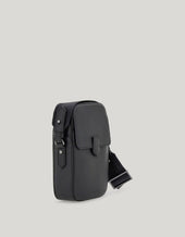 North South Camera Bag In Hammered Calfskin