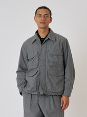 Organic Chambray Parachute Field Jacket