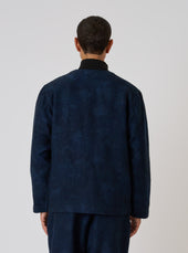 Indigo Denim Camo Cabin Jacket