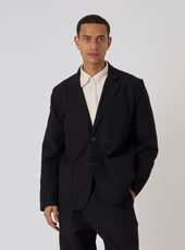 Organic Canvas Two Button Jacket