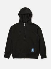 Black Brush Back Sweat New York Hoody