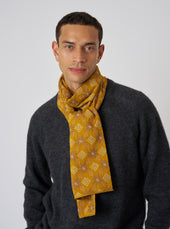 Embroidery Cotton Satin Embroidery Scarf