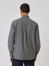 Organic Chambray Patched Lazy Day Shirt