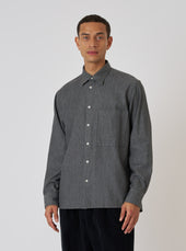 Brushed Organic Cotton Square Pocket Shirt